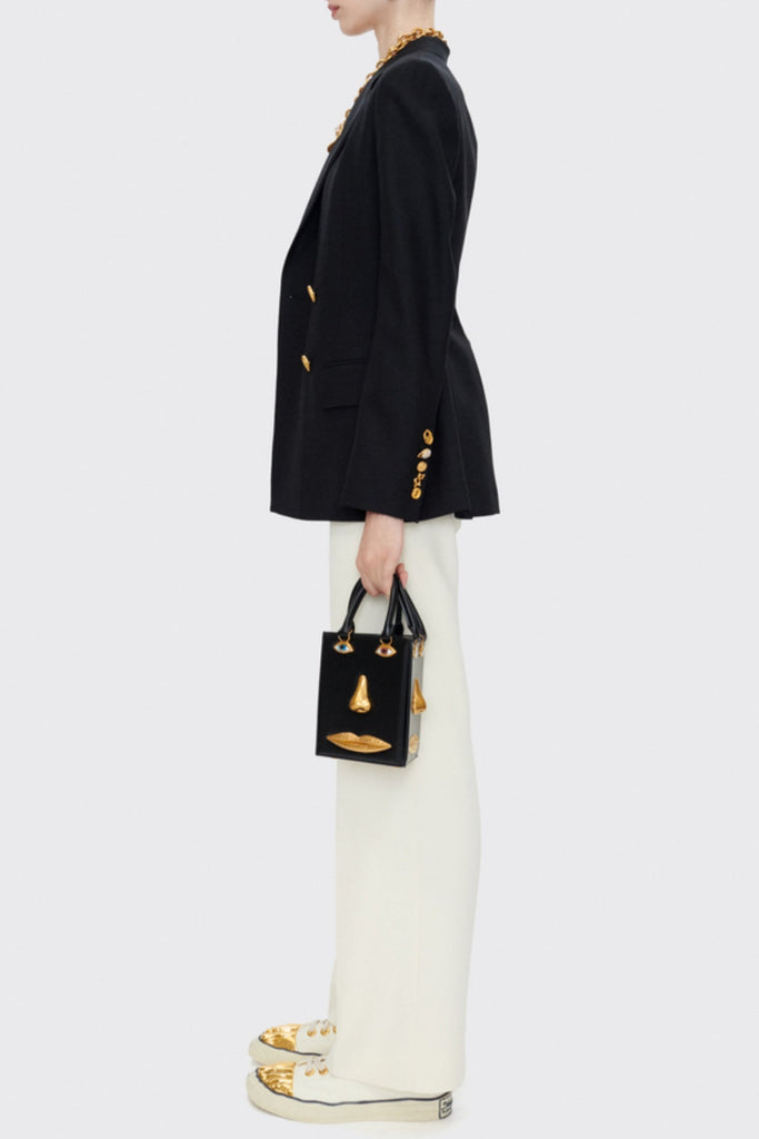 Stylish beautiful dress | Zeina Measuring Tape Blazer - Ideal for special occasions