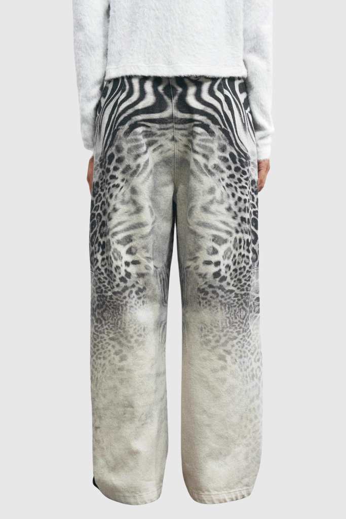 Stylish beautiful dress | Zisel Leopard Straight Jeans - Ideal for special occasions