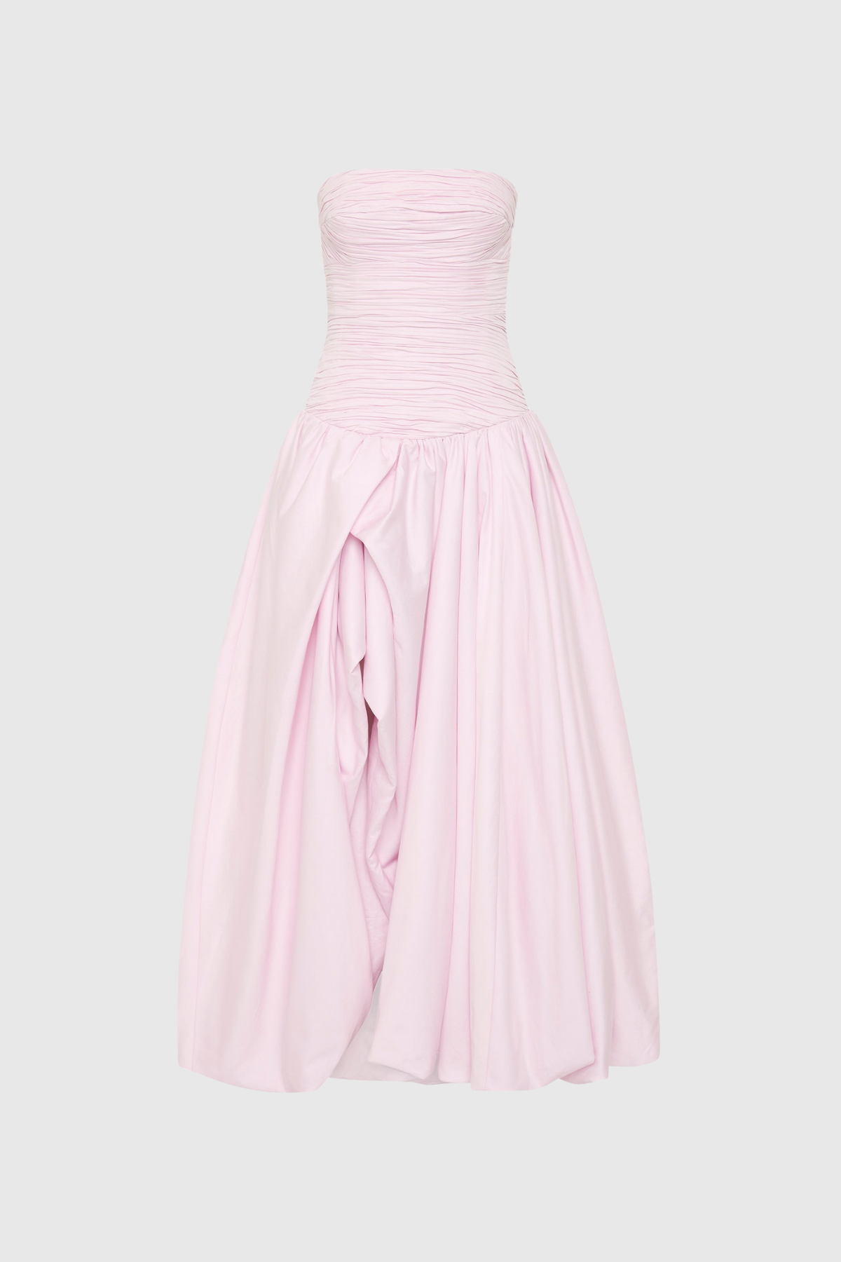 Ziska Strapless Split Ruffle Maxi Dress