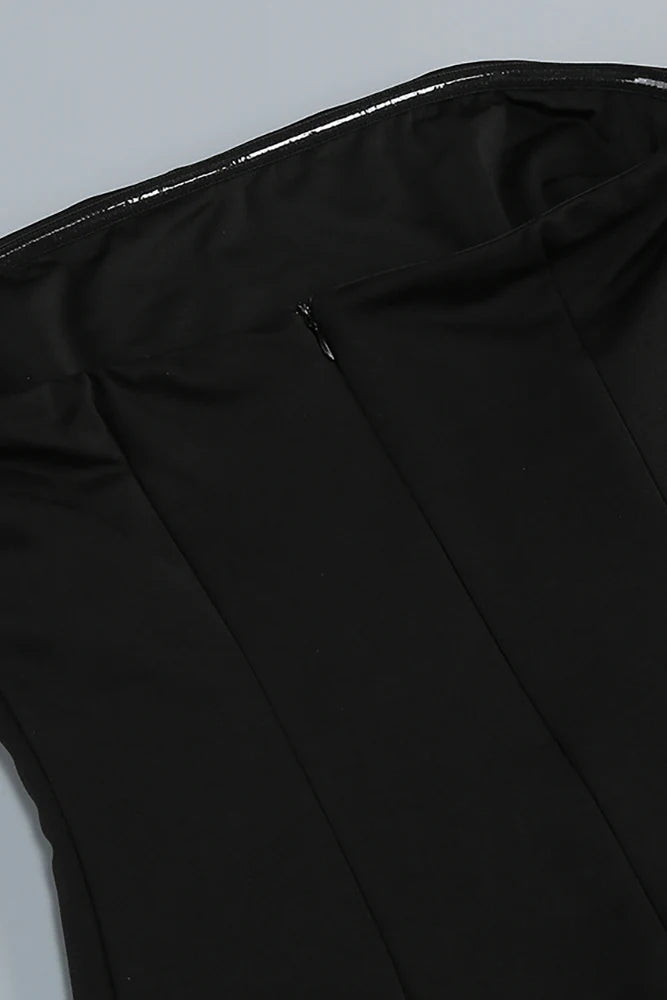 Shop  red dress - Perfect for special occasions | Nodin Strapless Dot Mesh Maxi Dress in red