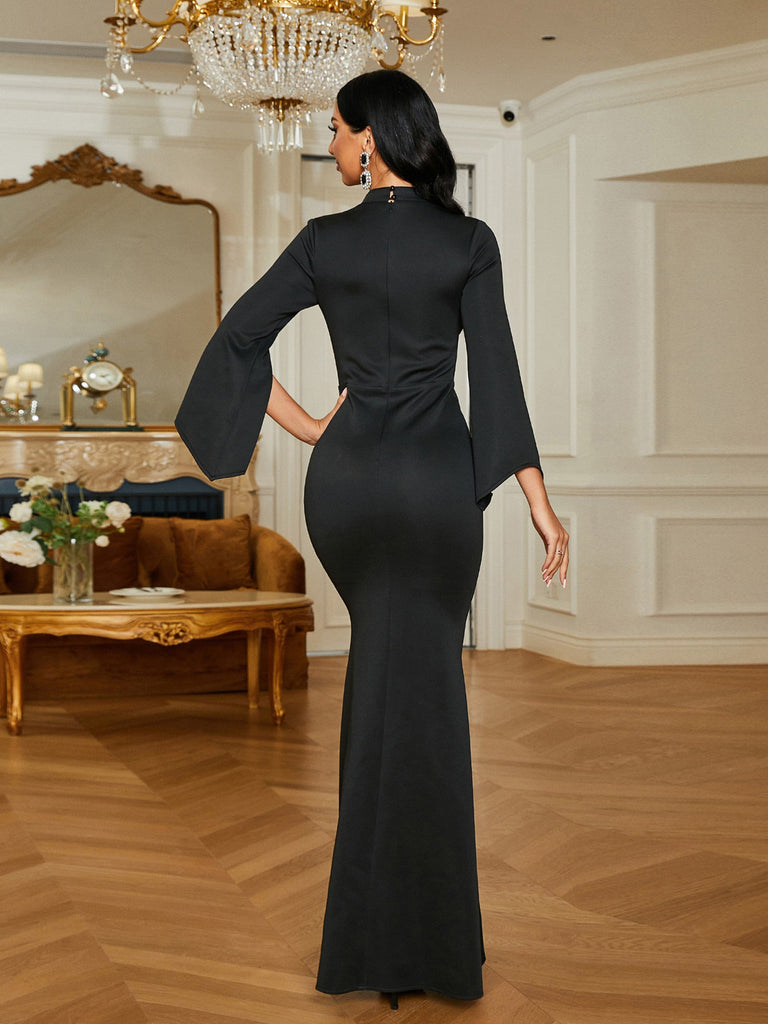 Shop  beautiful dress - Perfect for special occasions | V-Neck Mermaid Cape Sleeve Dress