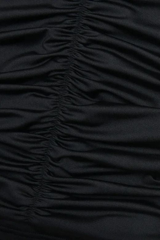 Stylish black dress | Alessandra Long Sleeve Wrap Bodycon Mini Dress - Classic Black - Ideal for special occasions