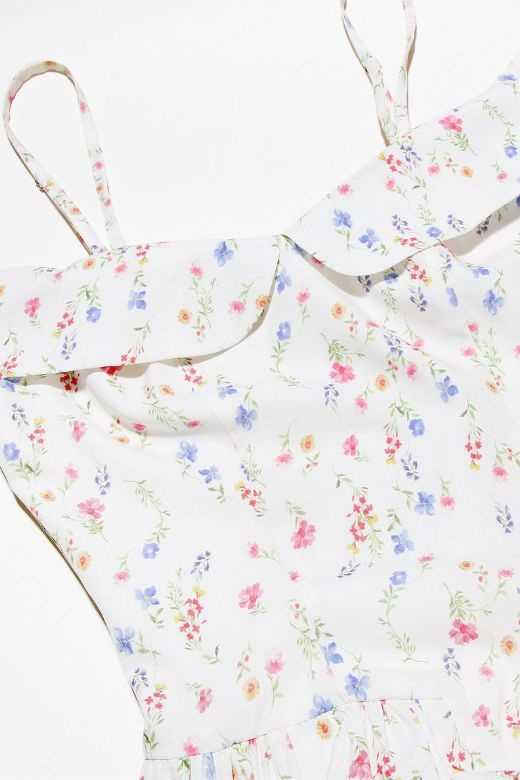 Allanah Bodycon Day Mini Dress - White Pearl - Stylish white dress for special occasions | Buy Online