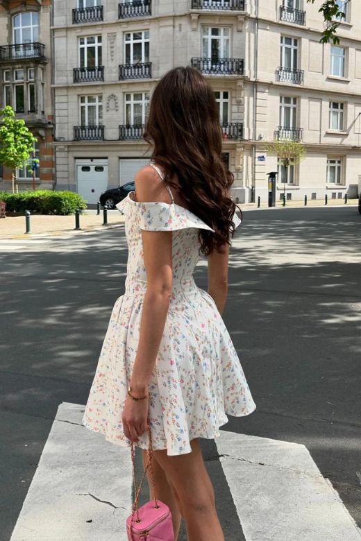 Shop  white dress - Perfect for special occasions | Allanah Bodycon Day Mini Dress - White Pearl