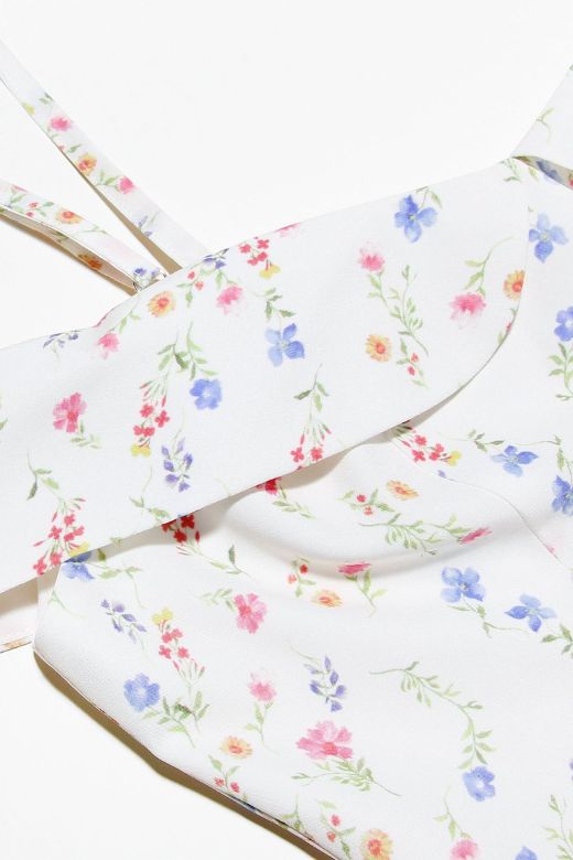 Stylish white dress | Allanah Bodycon Day Mini Dress - White Pearl - Ideal for special occasions