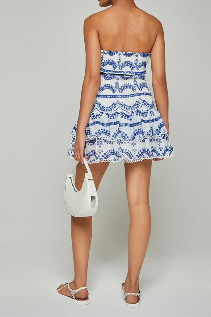 Stylish beautiful dress | Artemis A-Line Ruffled Mini Dress - Ideal for special occasions