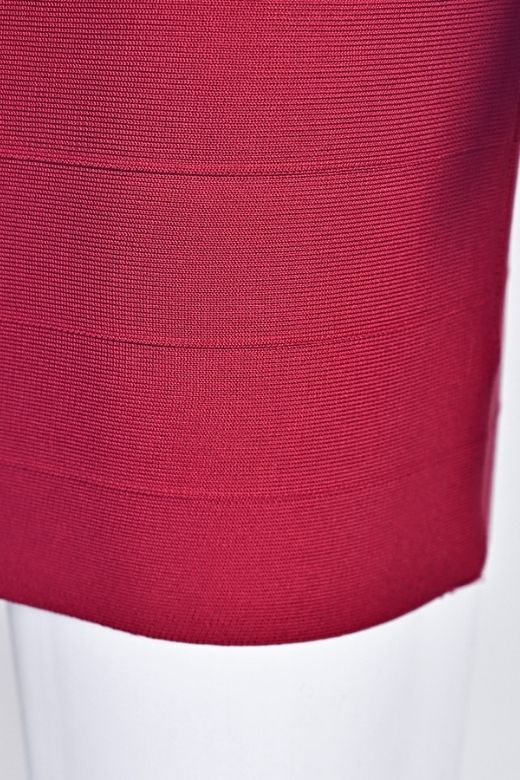 Audrey Bandage Mini Dress - Cherry Red - Stylish red dress for special occasions | Buy Online