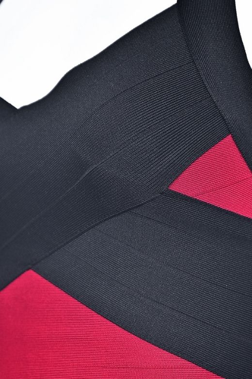 Shop  red dress - Perfect for special occasions | Audrey Bandage Mini Dress - Cherry Red