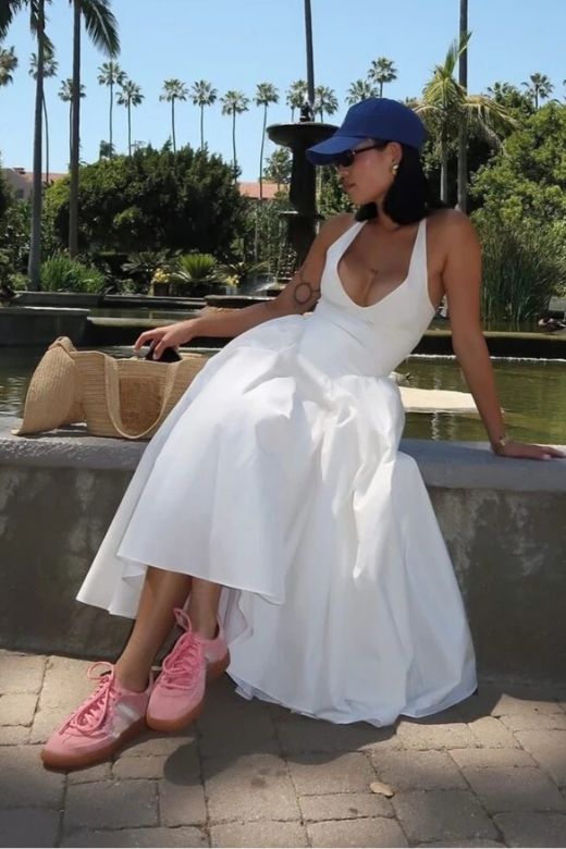 Stylish white dress | Austen Bodycon Midi Dress - White Pearl - Ideal for special occasions