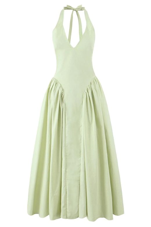 Stylish green dress | Austen Bodycon Midi Dress - Pistachio Green - Ideal for special occasions