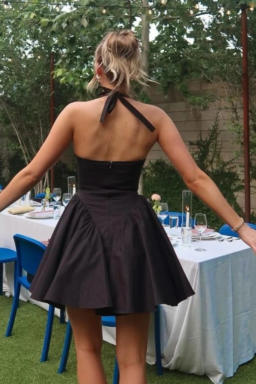 Shop  black dress - Perfect for special occasions | Austen Bodycon Mini Dress - Classic Black