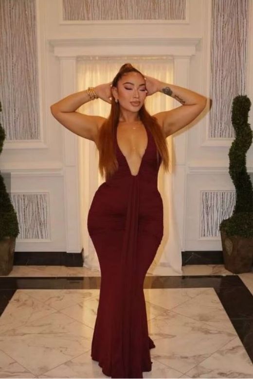 Shop  black dress - Perfect for special occasions | Bella Bodycon Wrap Maxi Dress - Classic Black