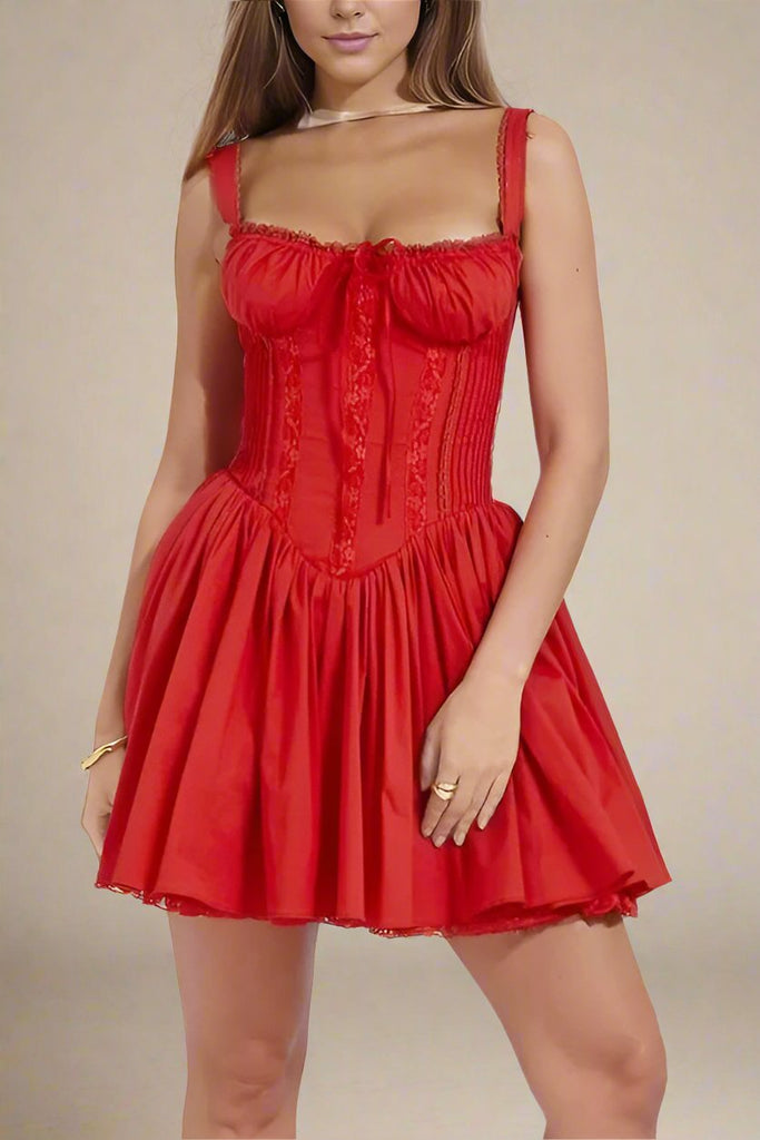 Shop  red dress - Perfect for special occasions | Belle Bodycon Mini Dress - Lipstick Red