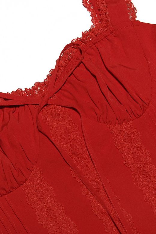 Belle Bodycon Mini Dress - Lipstick Red - Stylish red dress for special occasions | Buy Online