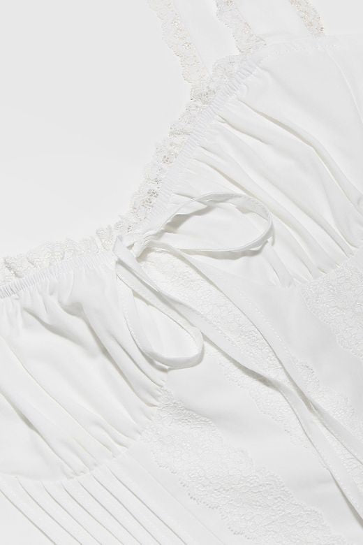 Belle Bodycon Mini Dress - White Pearl - Stylish white dress for special occasions | Buy Online