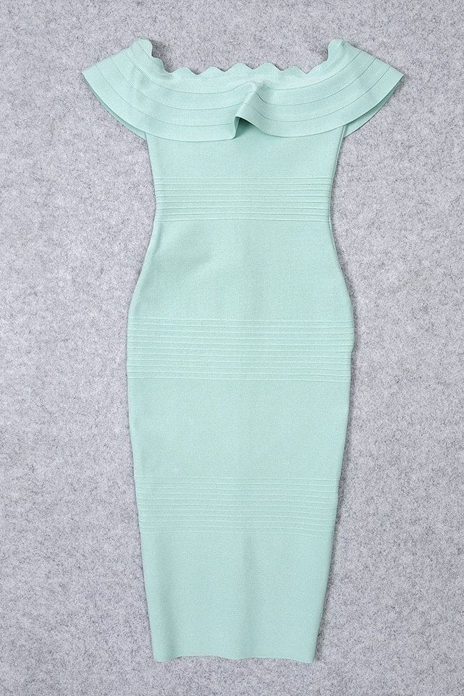 Shop  green dress - Perfect for special occasions | Billie Bandage Midi Dress - Mint Green