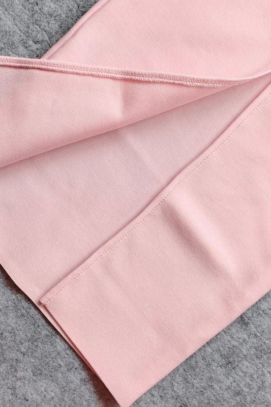 Stylish pink dress | Blanche Bandage Maxi Dress - Dusty Pink - Ideal for special occasions