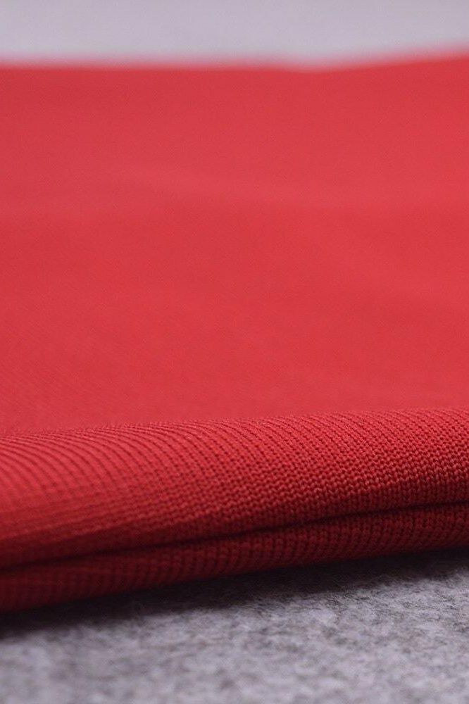 Blanche Bandage Midi Dress - Lipstick Red - Stylish red dress for special occasions | Buy Online