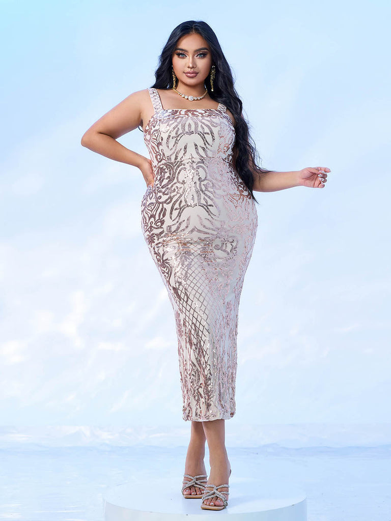 Stylish beautiful dress | Square Neck Split Cocktail Dress - Ideal for cocktail