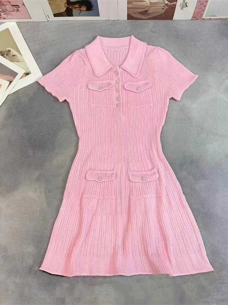 Shop  beautiful dress - Perfect for special occasions | Caitlin Knitted Mini Dress