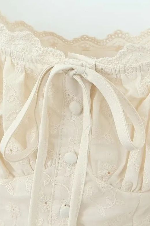 Cali Top and Maxi Skirt Set - Ivory White - Stylish white maxi for special occasions | Buy Online