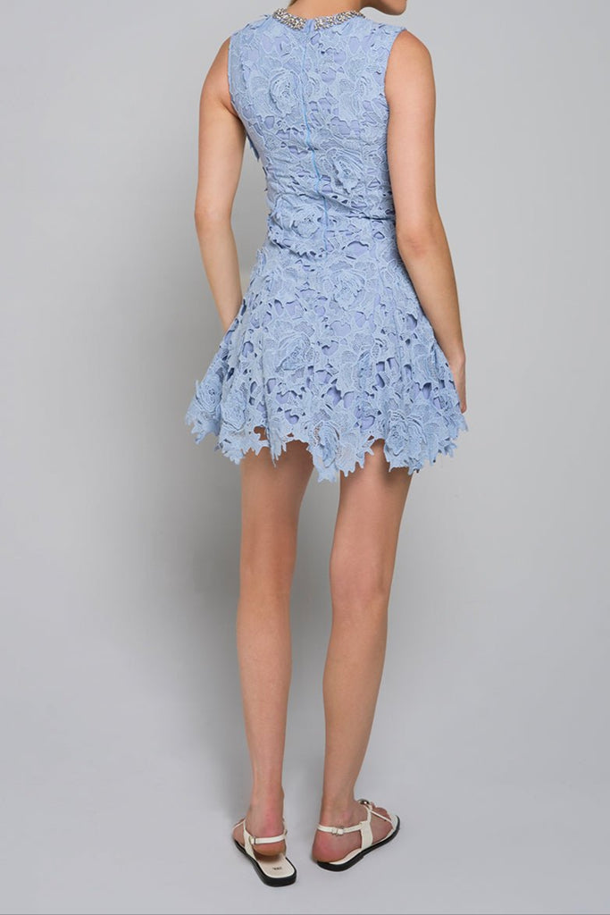 Stylish beautiful dress | Camille Asymmetric Lace Mini Dress - Ideal for special occasions