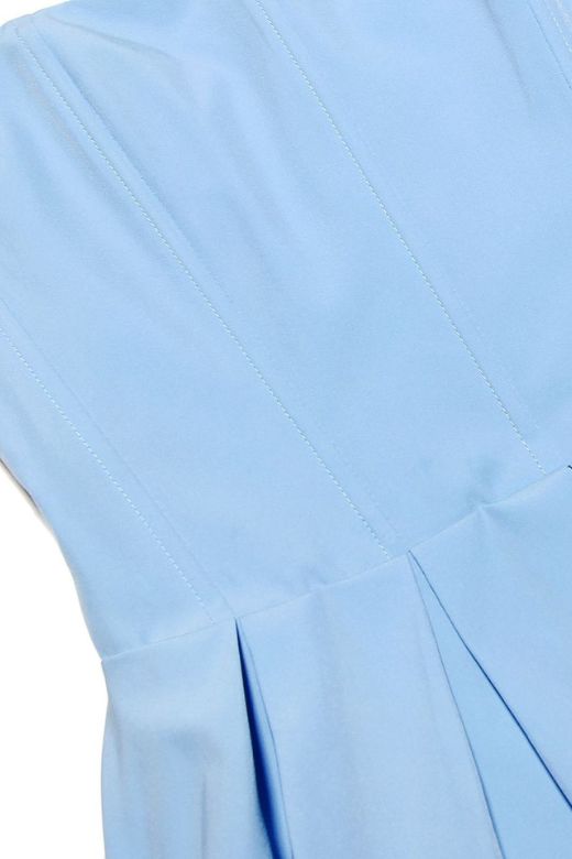 Shop  blue dress - Perfect for special occasions | Capri Strapless Midi Dress - Sky Blue