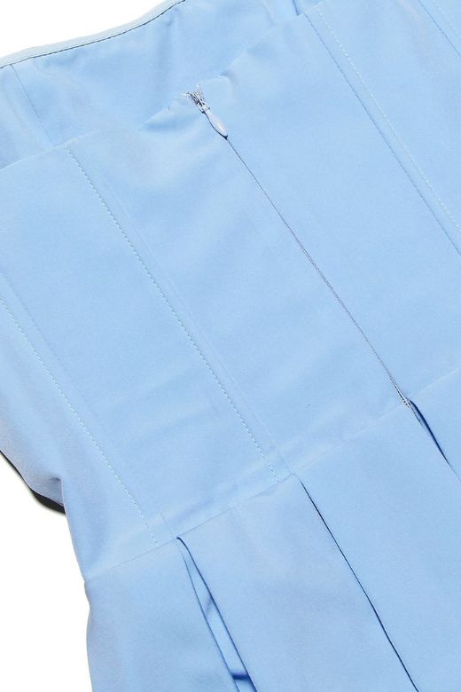 Stylish blue dress | Capri Strapless Midi Dress - Sky Blue - Ideal for special occasions