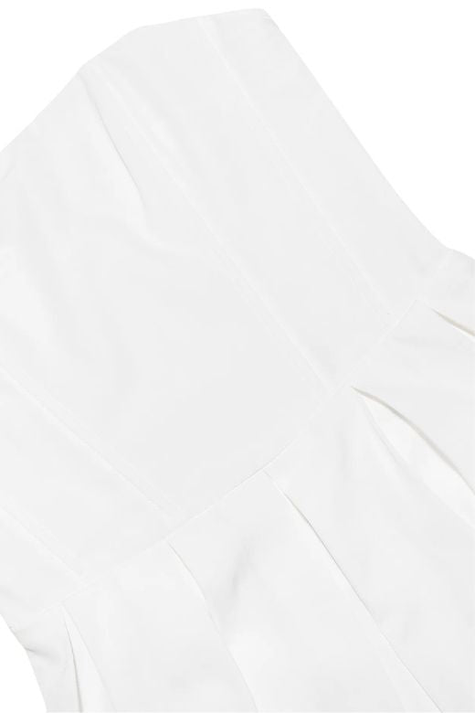 Shop  white dress - Perfect for special occasions | Capri Strapless Mini Dress - White Pearl