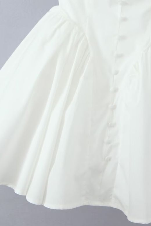 Stylish white dress | Cara Bodycon Mini Dress - White Pearl - Ideal for special occasions