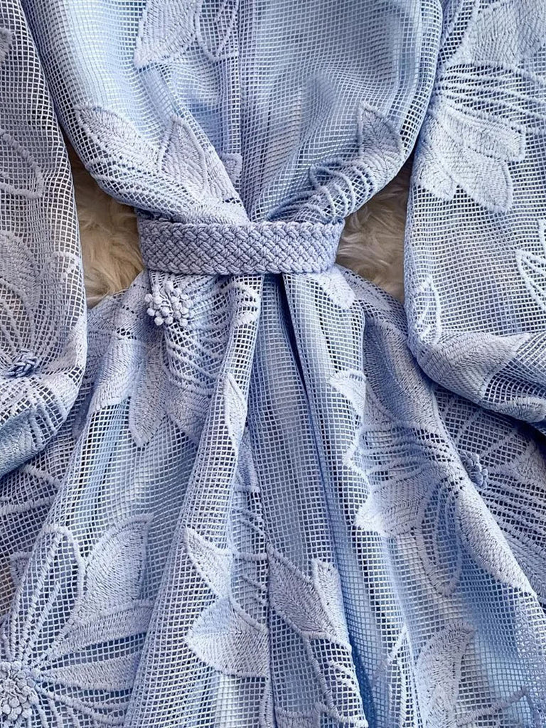 Caroline Floral Mesh Mini Dress - Stylish beautiful dress for special occasions | Buy Online