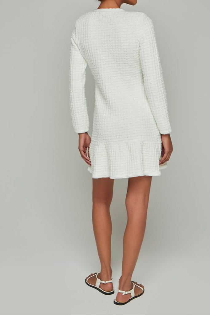 Shop  beautiful dress - Perfect for special occasions | Cassie Honeycomb Crewneck Mini Dress