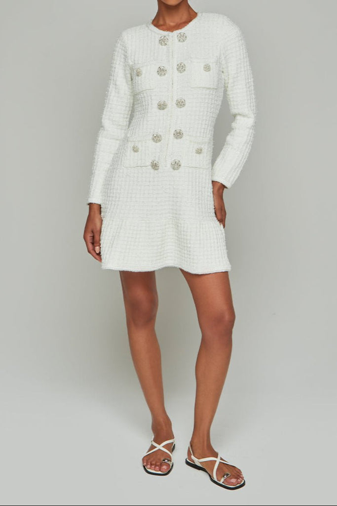 Stylish beautiful dress | Cassie Honeycomb Crewneck Mini Dress - Ideal for special occasions