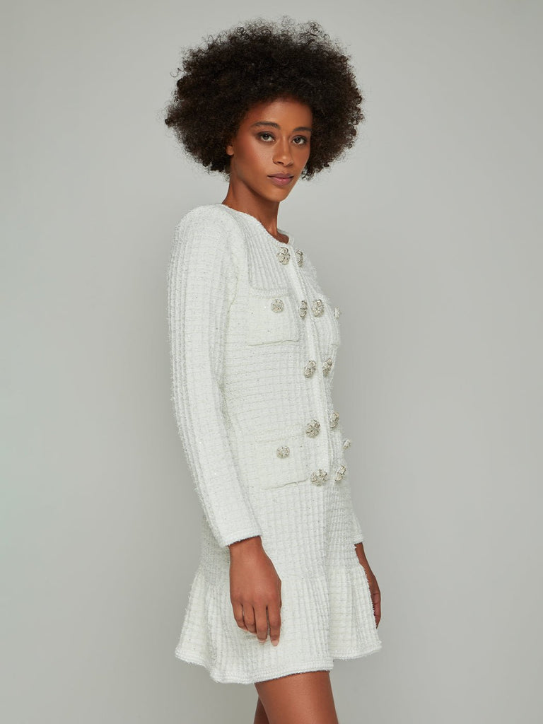 Shop  beautiful dress - Perfect for special occasions | Cassie Honeycomb Crewneck Mini Dress