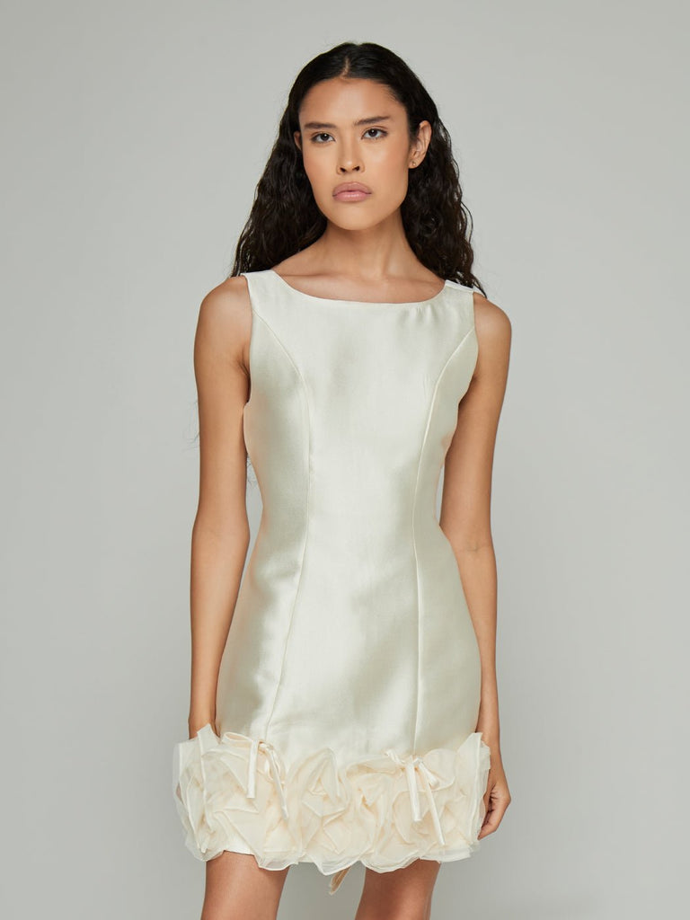 Stylish beautiful dress | Chantelle Sleeveless Floral Hem Mini Dress - Ideal for special occasions