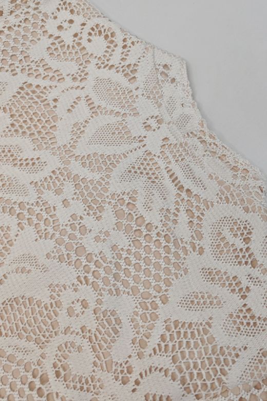 Charlotte Long Sleeve Bodycon Mini Dress - Cream - Stylish beautiful dress for special occasions | Buy Online