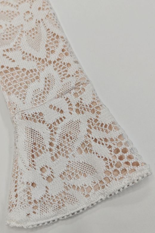 Stylish beautiful dress | Charlotte Long Sleeve Bodycon Mini Dress - Cream - Ideal for special occasions