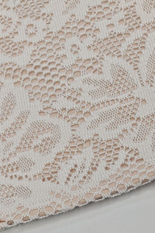 Charlotte Long Sleeve Bodycon Mini Dress - Cream - Stylish beautiful dress for special occasions | Buy Online