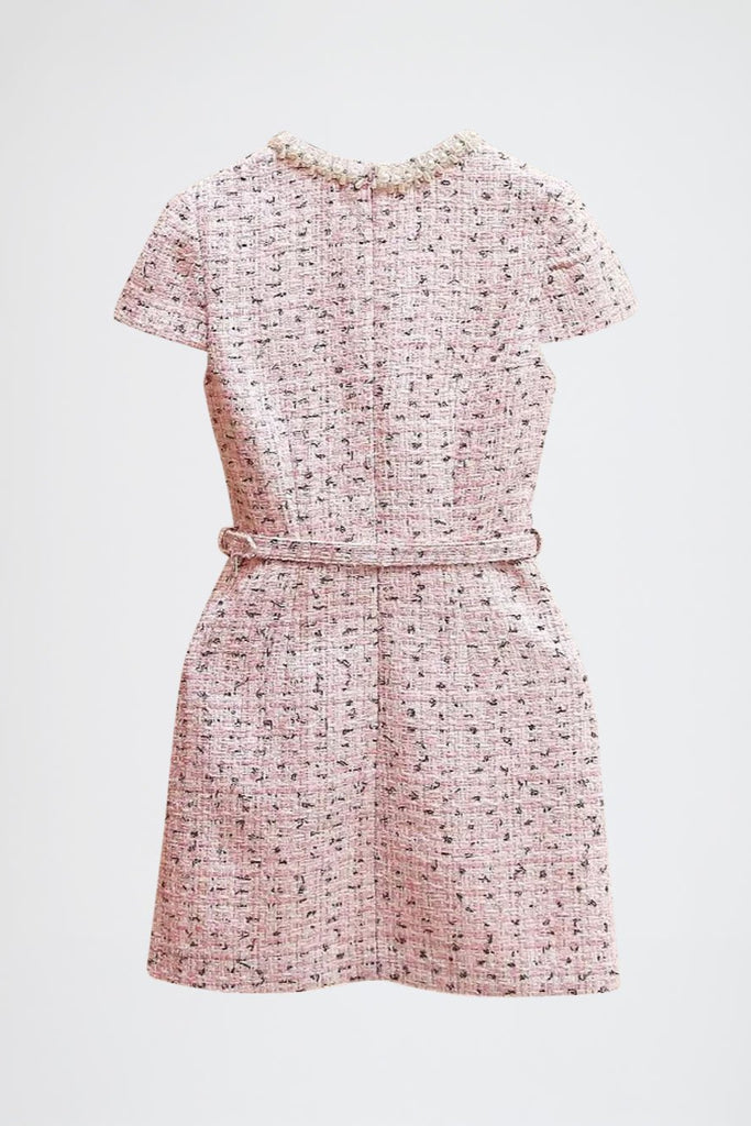 Stylish beautiful dress | Clara Pearl Belted Mini Dress - Ideal for special occasions