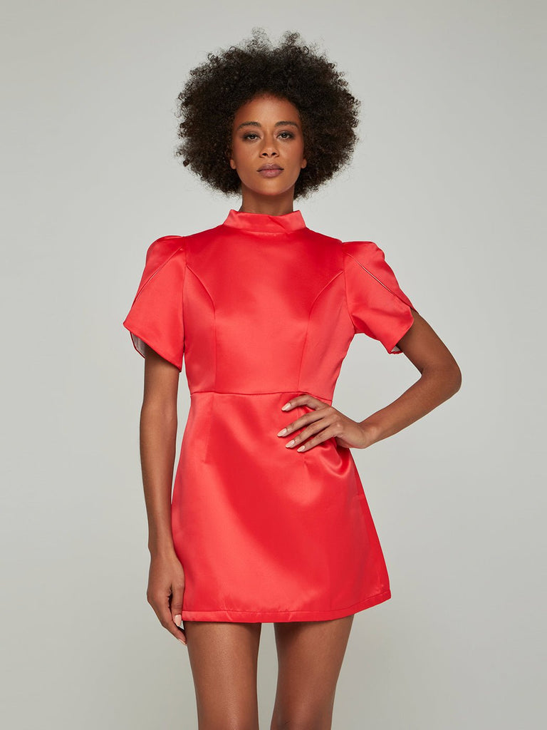 Shop  beautiful dress - Perfect for special occasions | Darella Backwards Bowknot Short-Sleeve Mini Dress