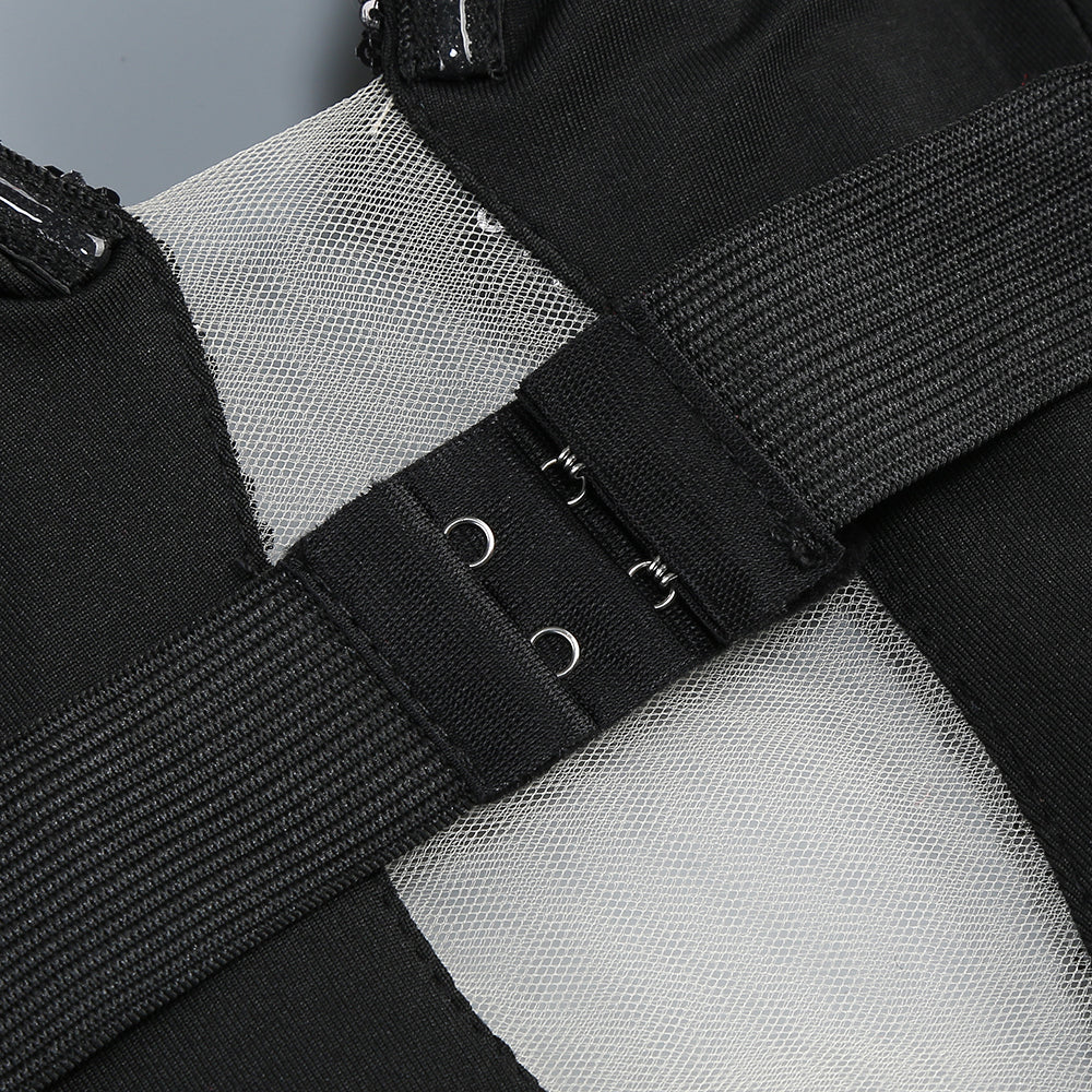 vivien off-shoulder sequin prom maxi dress in black - Stylish black dress for special occasions | Buy Online