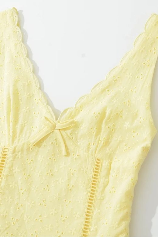 Stylish yellow dress | Dovie Mini Dress - Sun Yellow - Ideal for special occasions