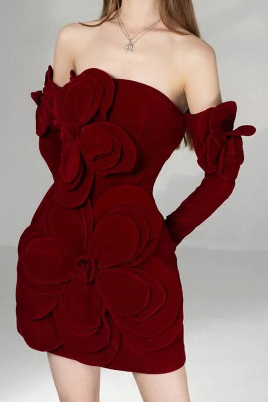 Elise Strapless Mini Dress