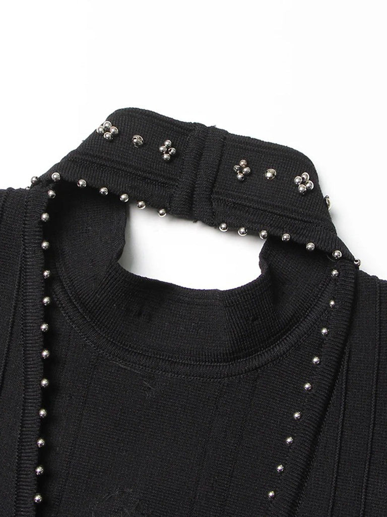 Ellie Sleeveless Halter Mini Dress - Stylish beautiful dress for special occasions | Buy Online