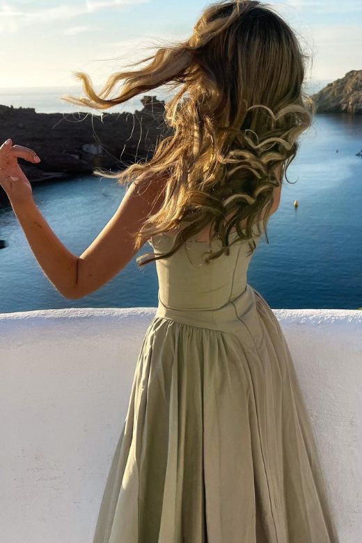 Everly Midi Dress - Sage Green - Stylish green dress for special occasions | Buy Online