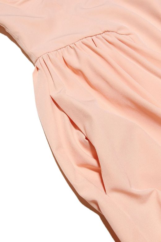 Shop  beautiful dress - Perfect for special occasions | Everly Midi Dress - Peach