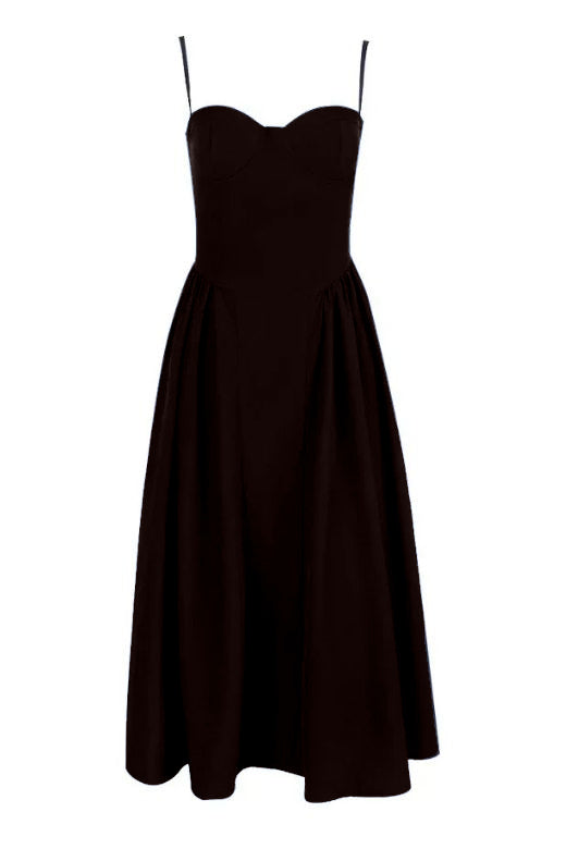 Everly Midi Dress - Classic Black - Stylish black dress for special occasions | Buy Online