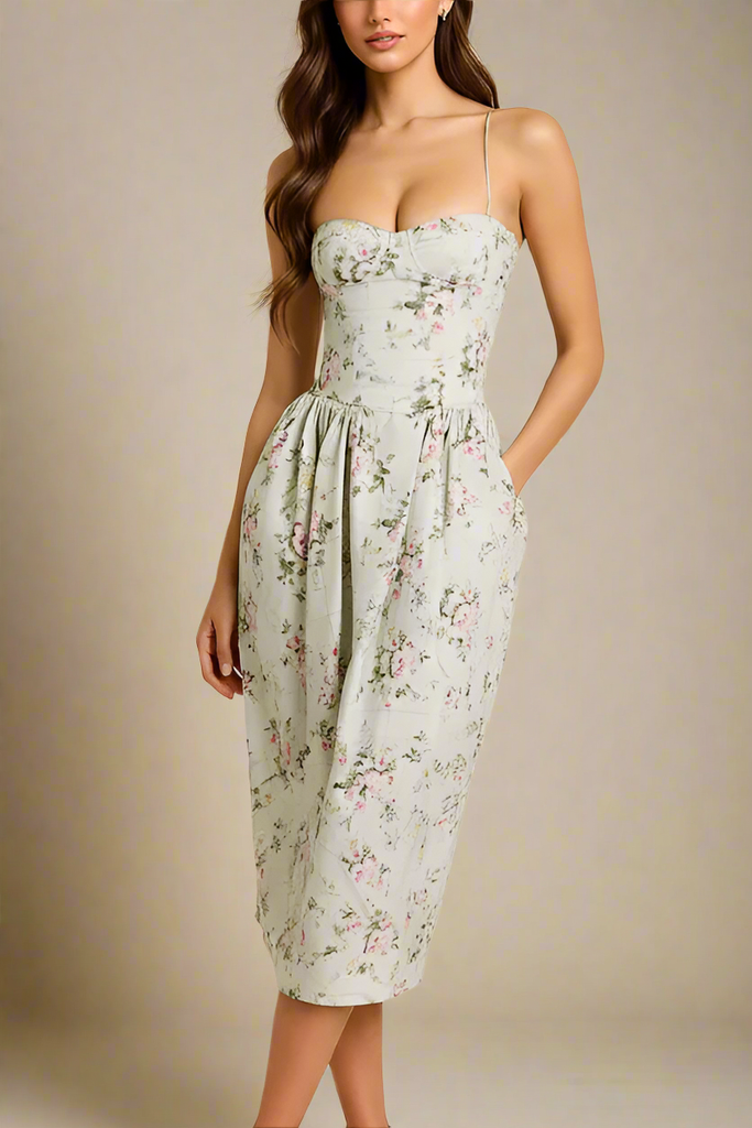 Shop  green dress - Perfect for special occasions | Everly Midi Dress - Mint Green