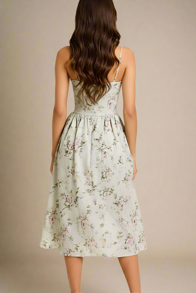 Stylish green dress | Everly Midi Dress - Mint Green - Ideal for special occasions