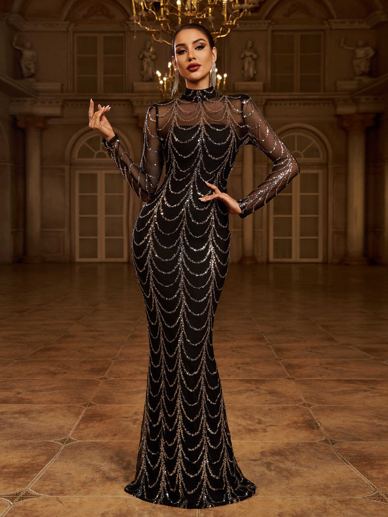 Shop  beautiful dress - Perfect for cocktail | See-through Ripple Cocktail Dress